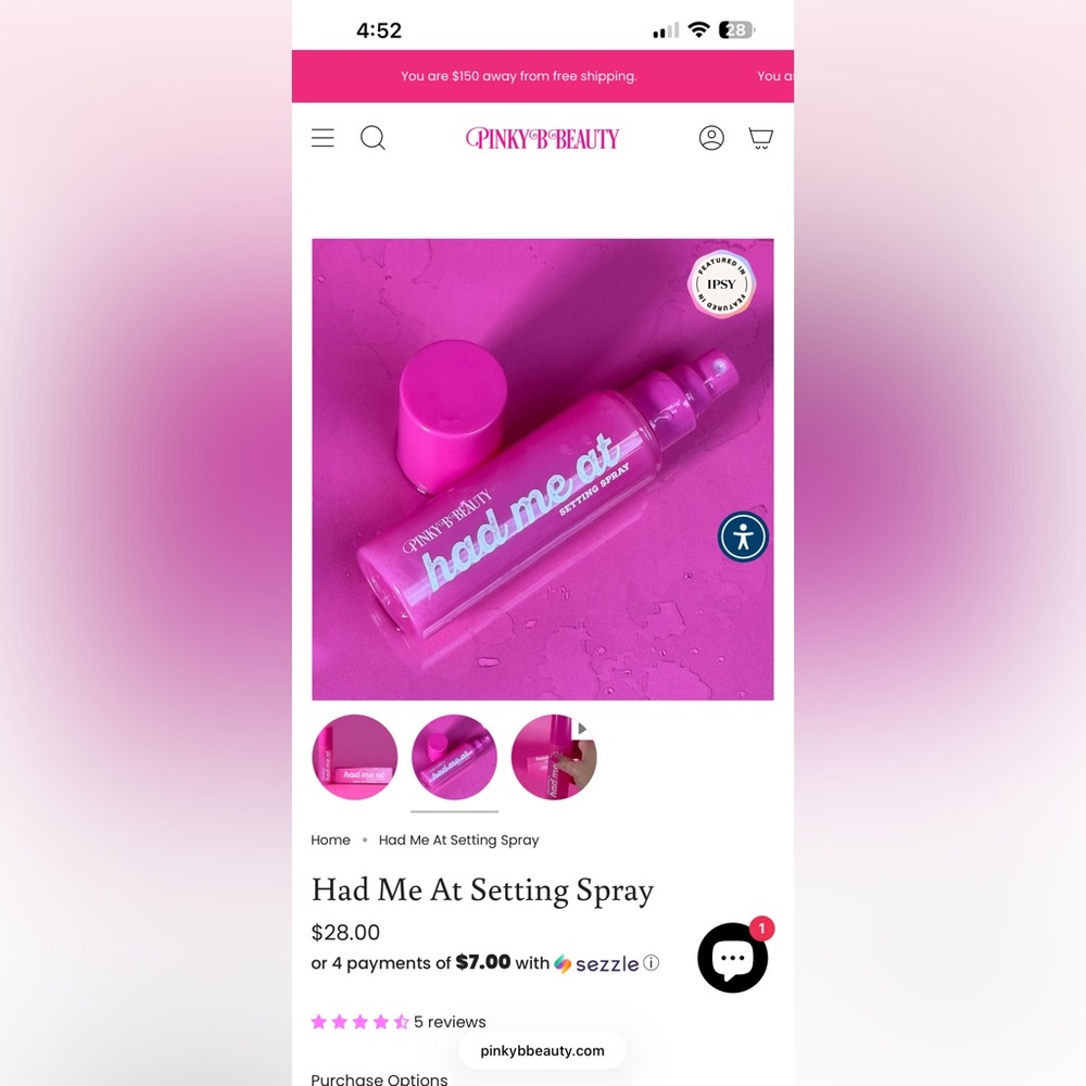 Pink Setting Spray - Picture 5 of 6